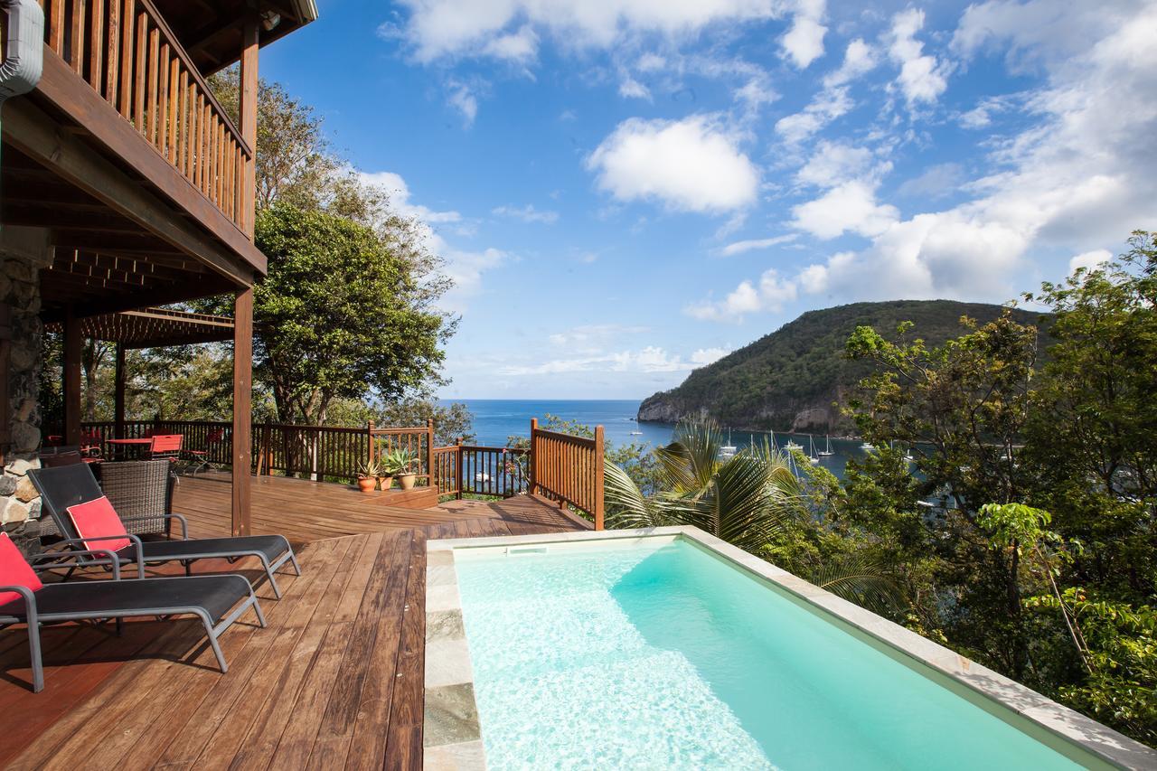 Villa Palm Bay Stunning View 5 Min To Beach 3 Min To Downtown King Size Bed Deshaies Exteriér fotografie