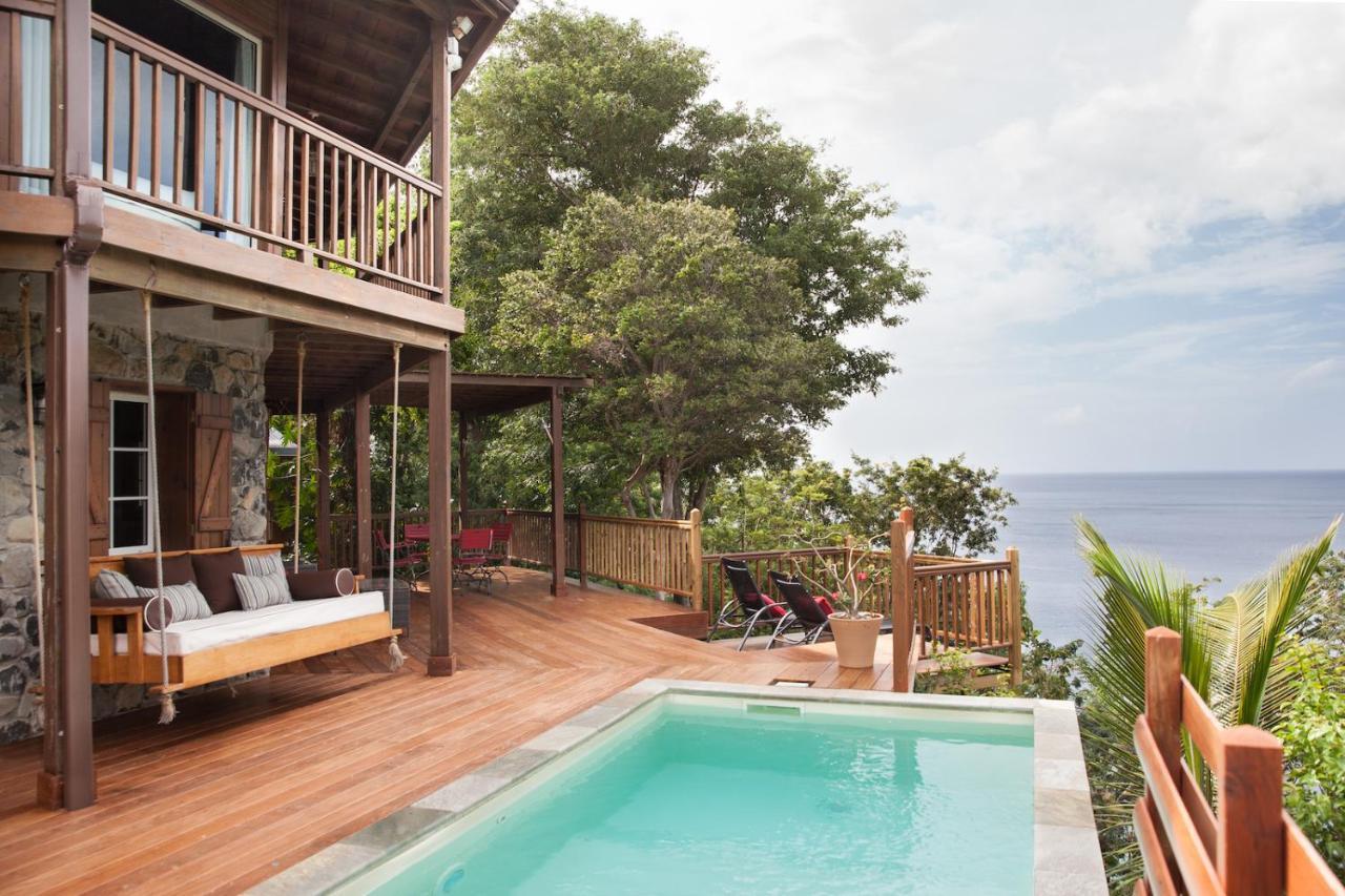 Villa Palm Bay Stunning View 5 Min To Beach 3 Min To Downtown King Size Bed Deshaies Exteriér fotografie